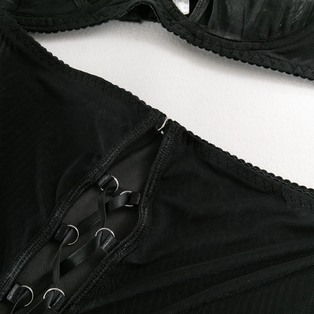 Underwear Mesh Push Up See-through Role-playing Suit For Women