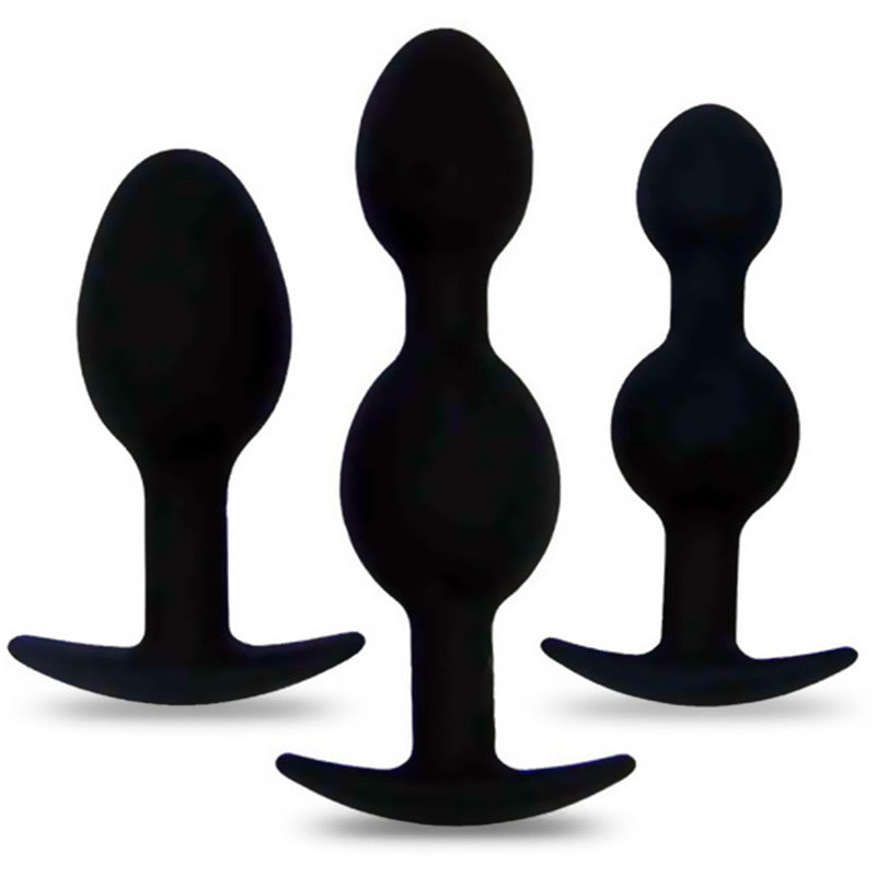 Silicone Steel Ball Women's Toy Three-piece Set