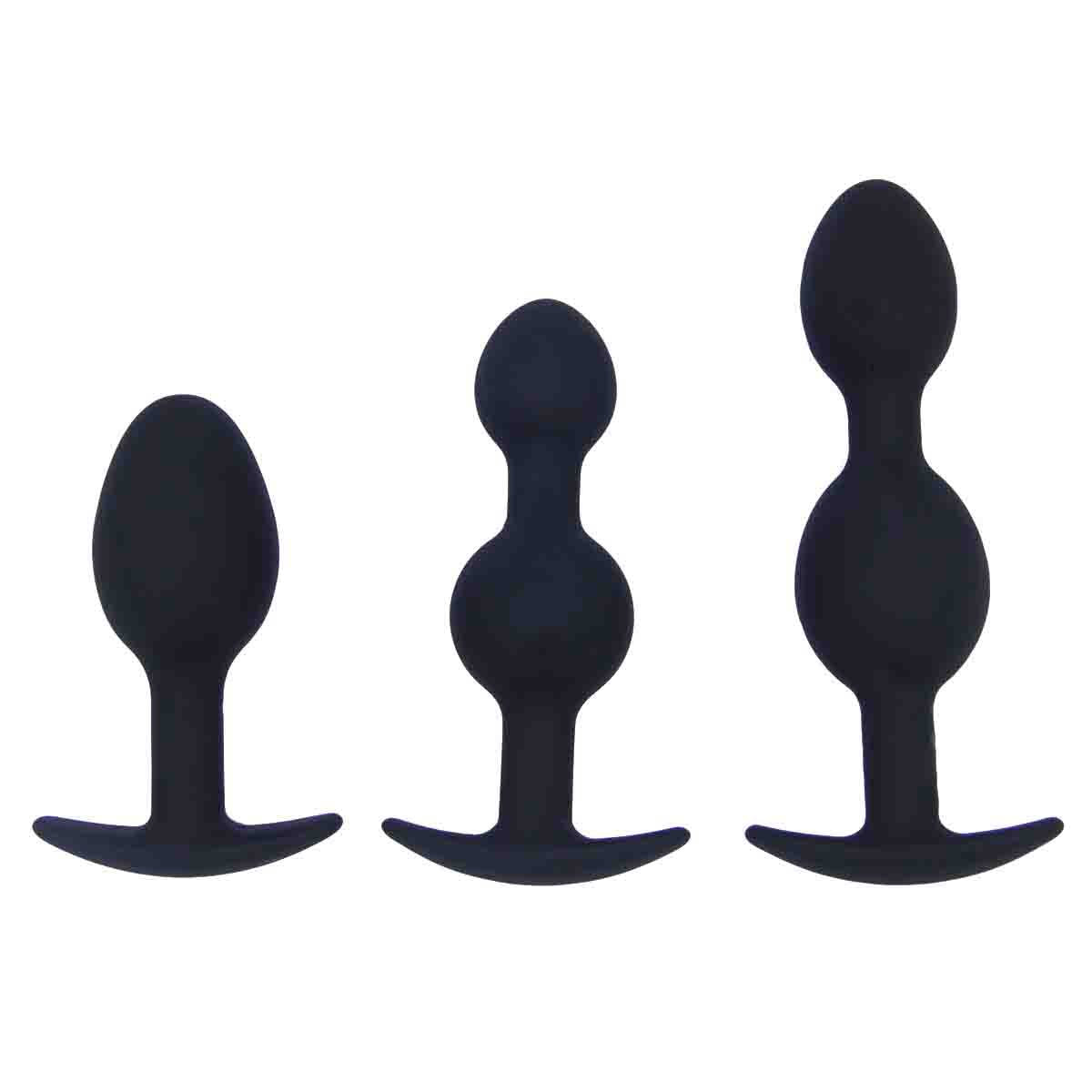 Silicone Steel Ball Women's Toy Three-piece Set