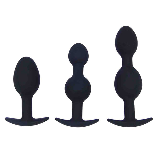 Silicone Steel Ball Women's Toy Three-piece Set