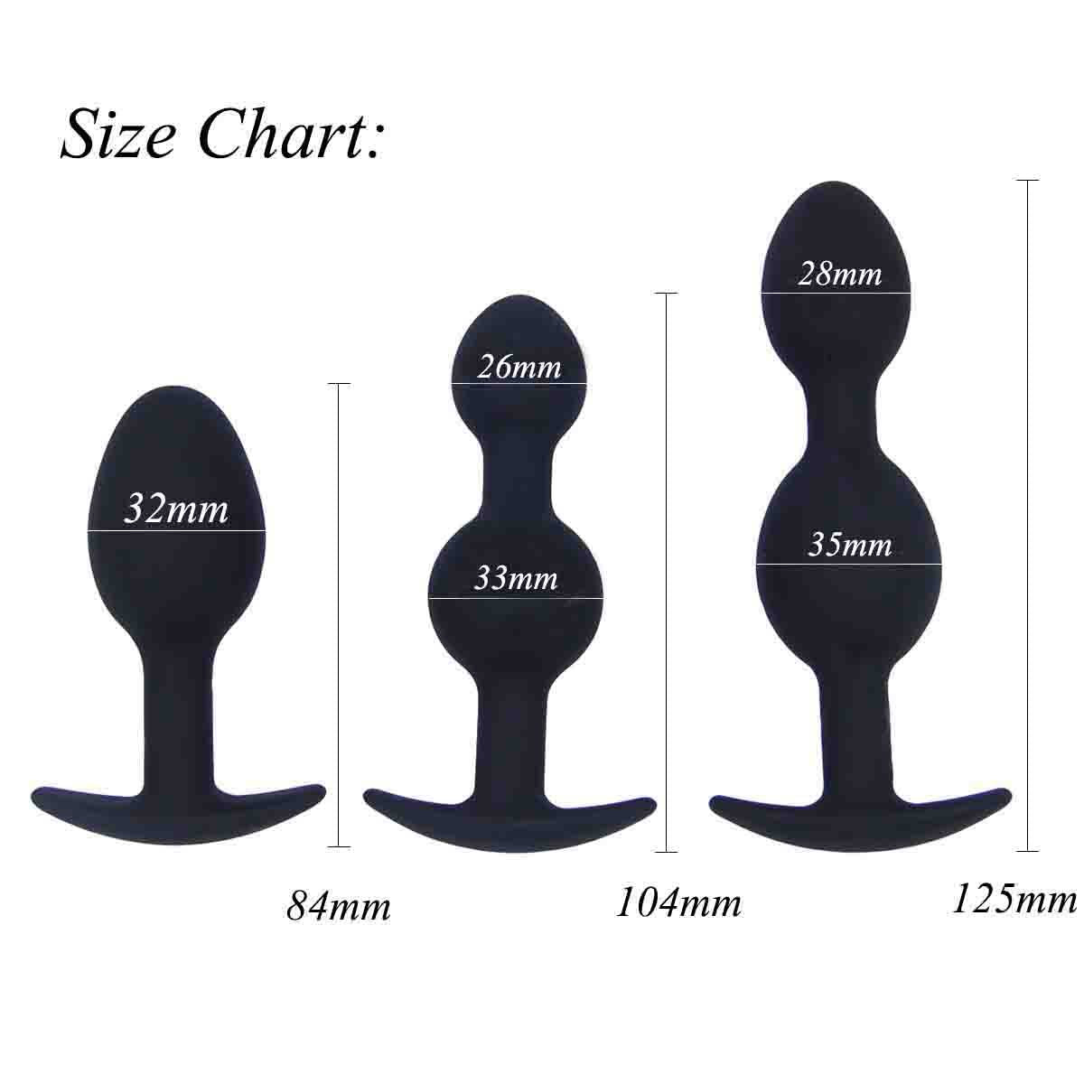 Silicone Steel Ball Women's Toy Three-piece Set