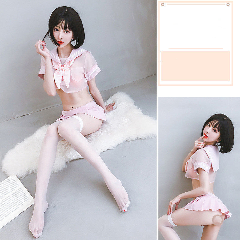 Cute Bow Perspective Temptation Underwear Cosplay Suit