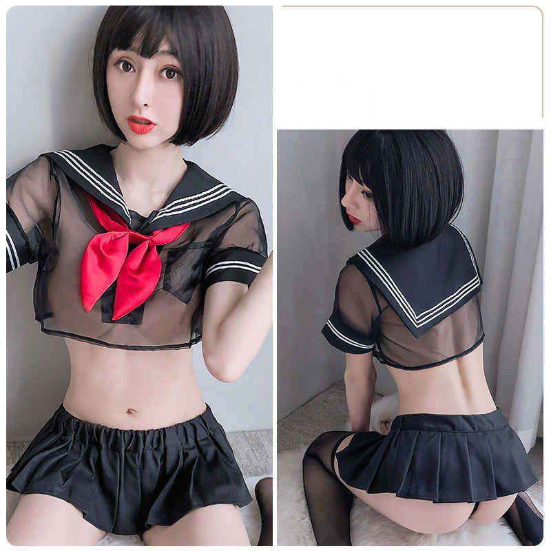 Cute Bow Perspective Temptation Underwear Cosplay Suit