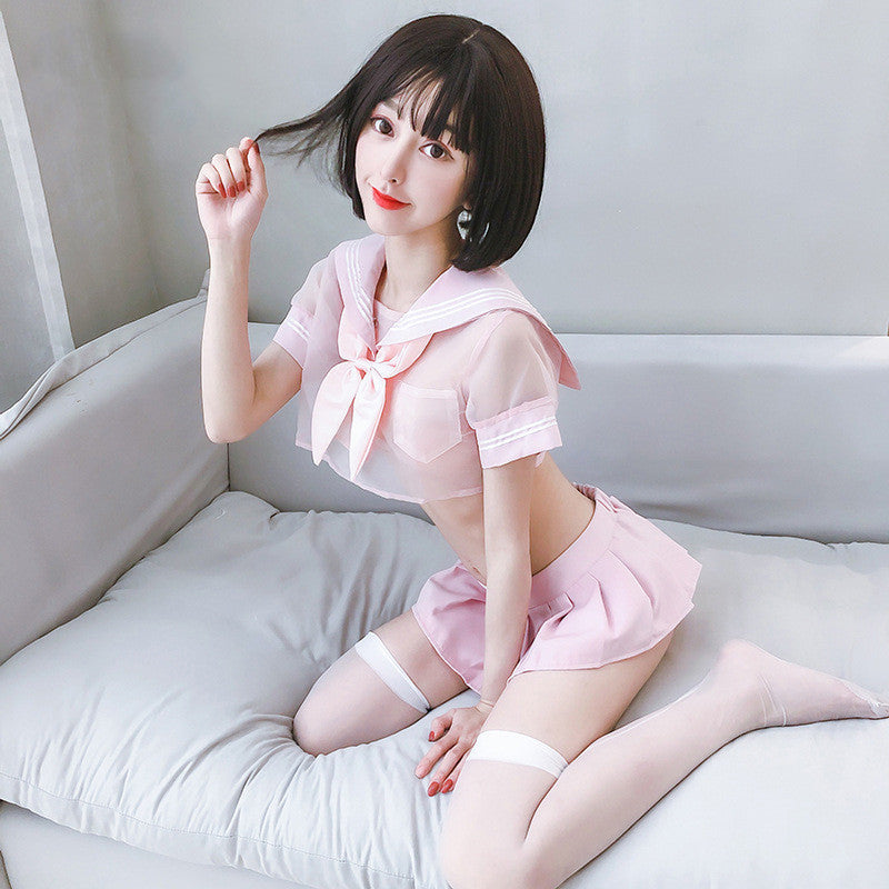 Cute Bow Perspective Temptation Underwear Cosplay Suit